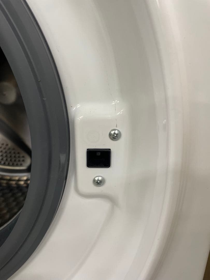 分解洗浄済ドラム式洗濯機 8kg アイリスオーヤマ FLK842Z-W 2022