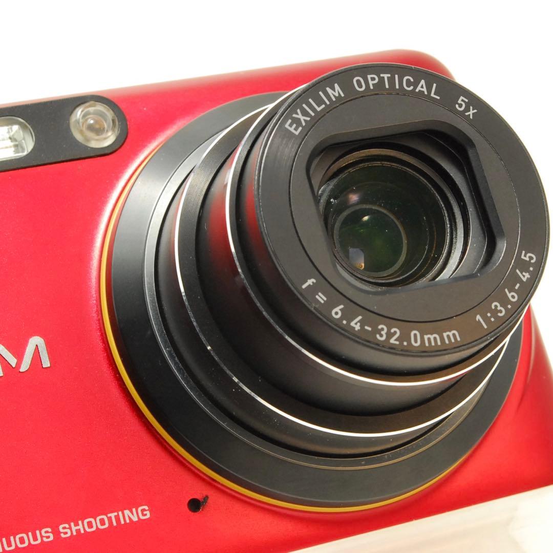 CASIO EXILIM EX-FC160S ❤️スマホ転送 動作確認済 レッド