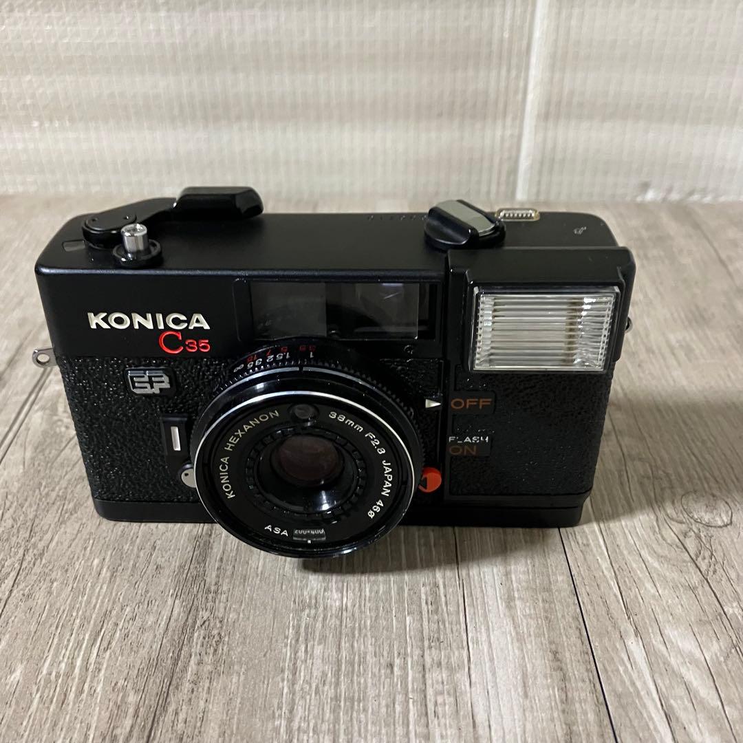 3F 希少・美品級Konica C35 EF ピッカリコニカ 昭和レトロ