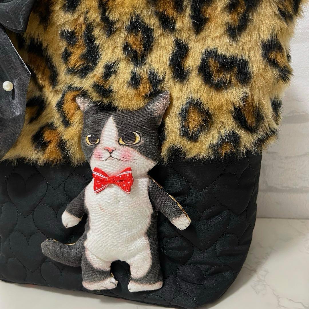 さ*ー様 コヤンイサムチョン♡ジョーズくん♡レオパード♡ファートートバッグ