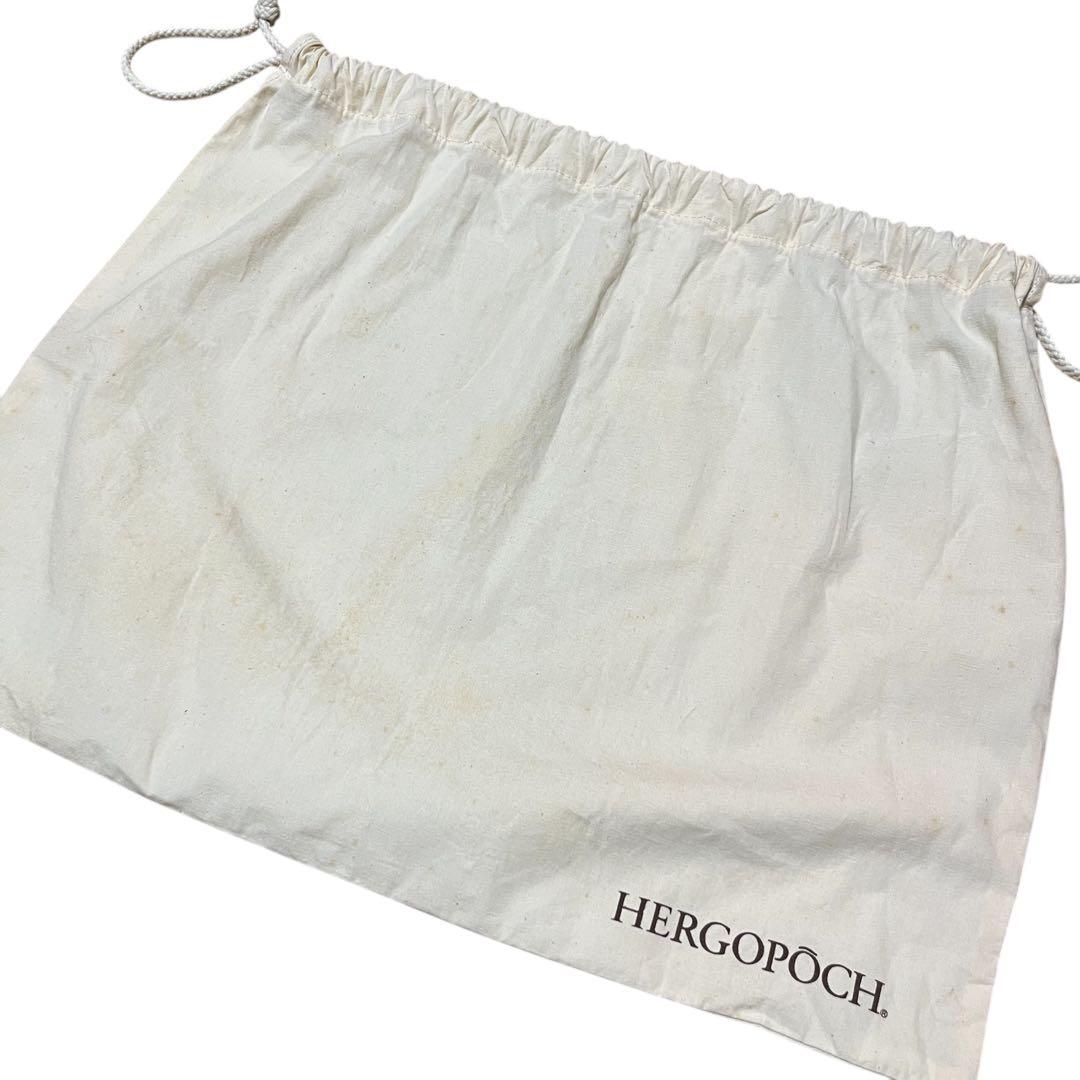 ＫＩ2926 極美品HERGOPOCH06-OVL ワキシングレザー 牛革