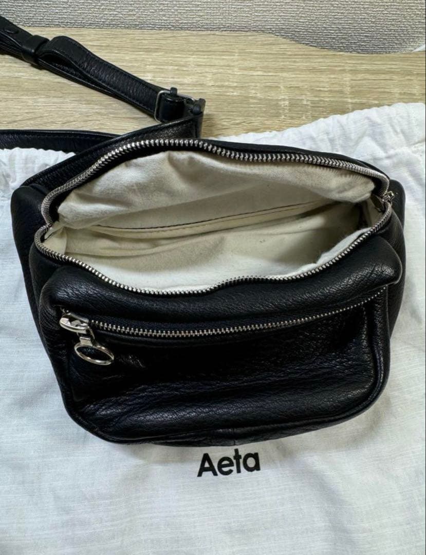 Aeta ディアレザー ウエストバッグWAIST POUCH S BAG