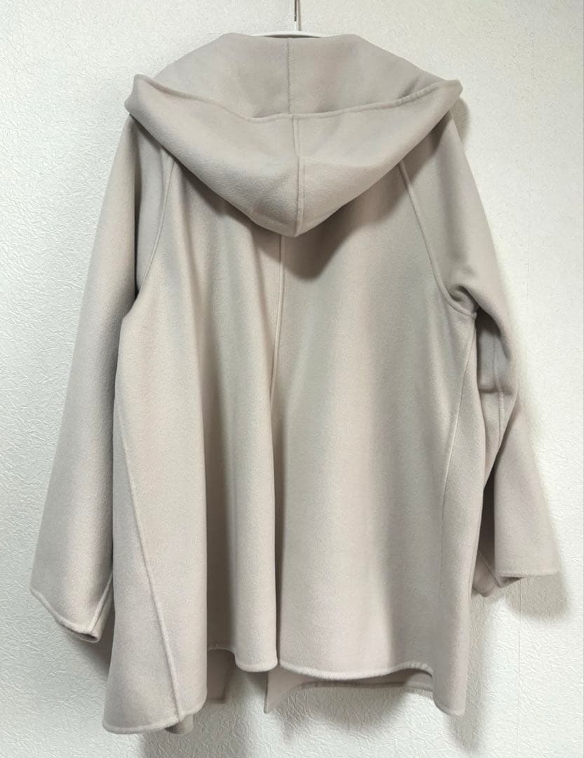 IENA SUPER120 ダブルフェイスフードコート ナチュラル38