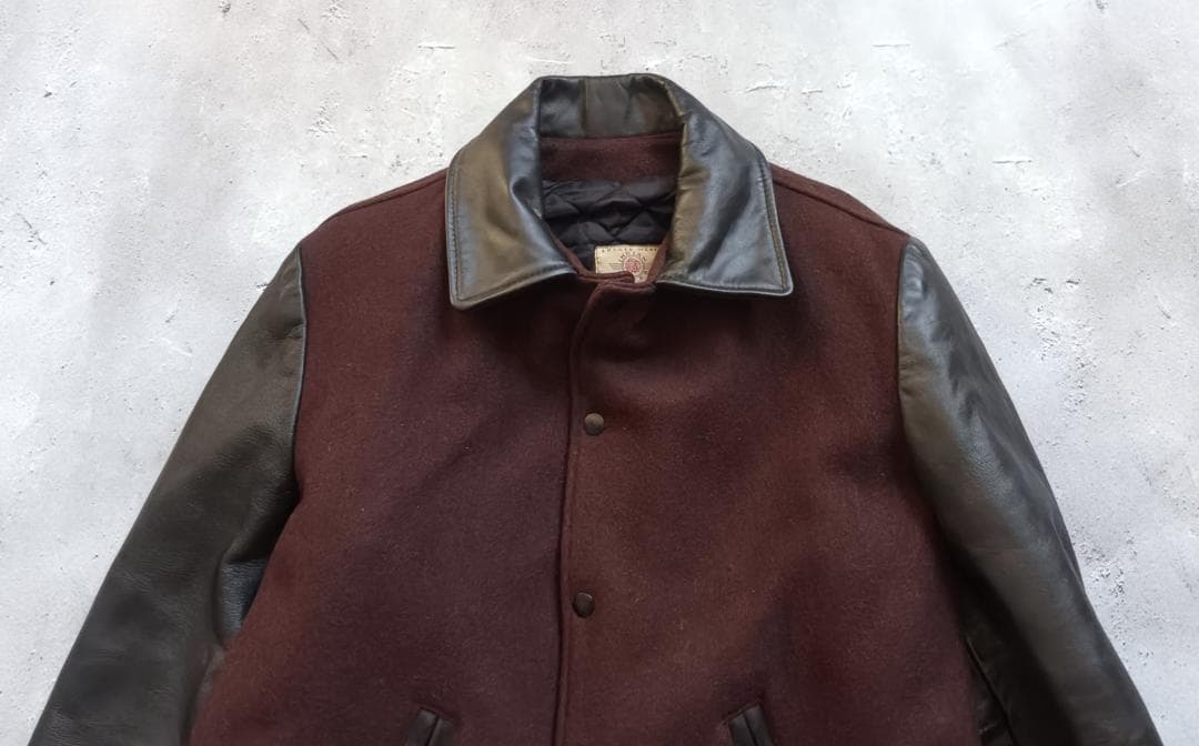 【Moll様用】袖革 スタジャン メルトンボディ ビンテージ