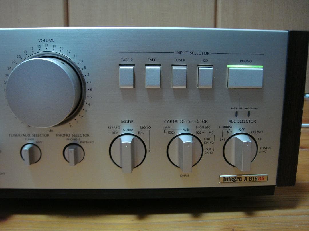 整備済 程度良 ONKYO オンキョー プリメインIntegra A-819RS