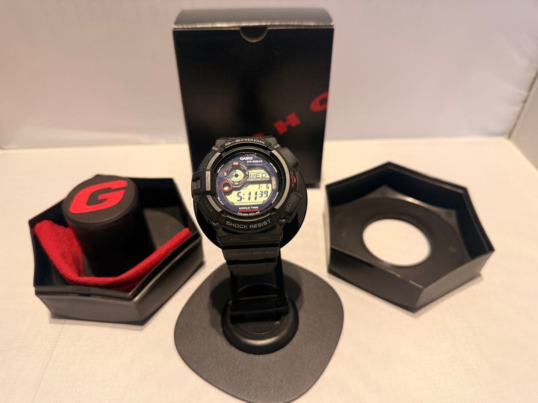 [美品]CASIO G-SHOCK G-9300 MUDMAN タフソーラー B