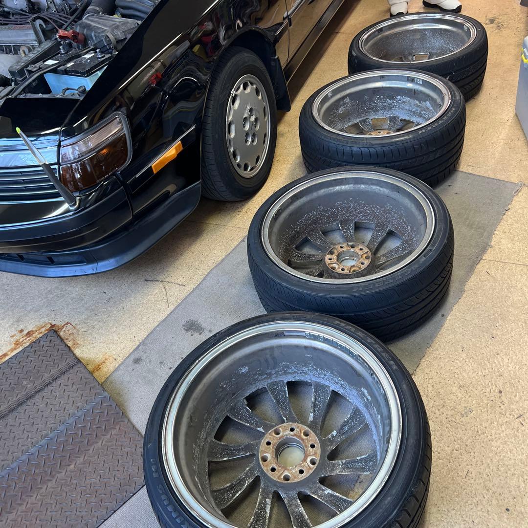 19インチ クローム仕上げ ホイールセット