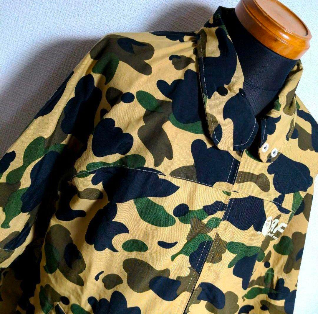 cg5 A BATHING APE ナイロンジャケット 迷彩柄 メンズ4L相当