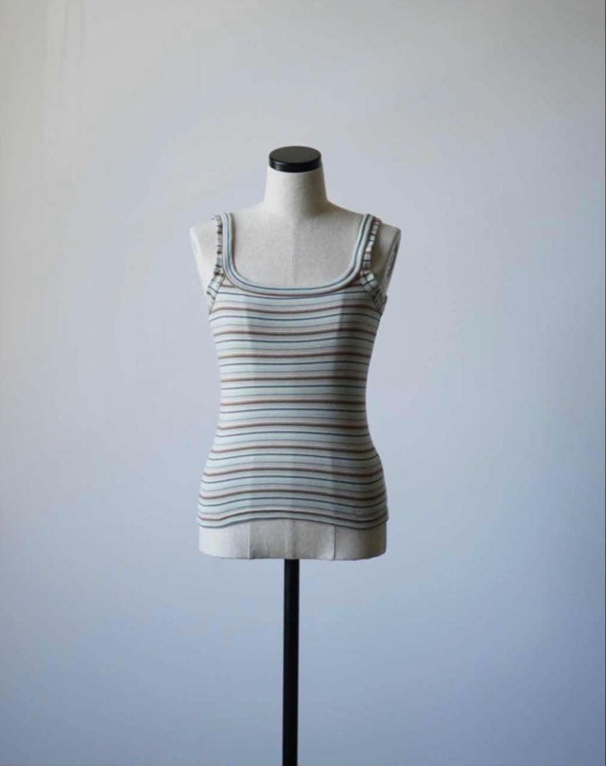 フミカウチダ　MULTICOLOR STRIPE CAMISOLE