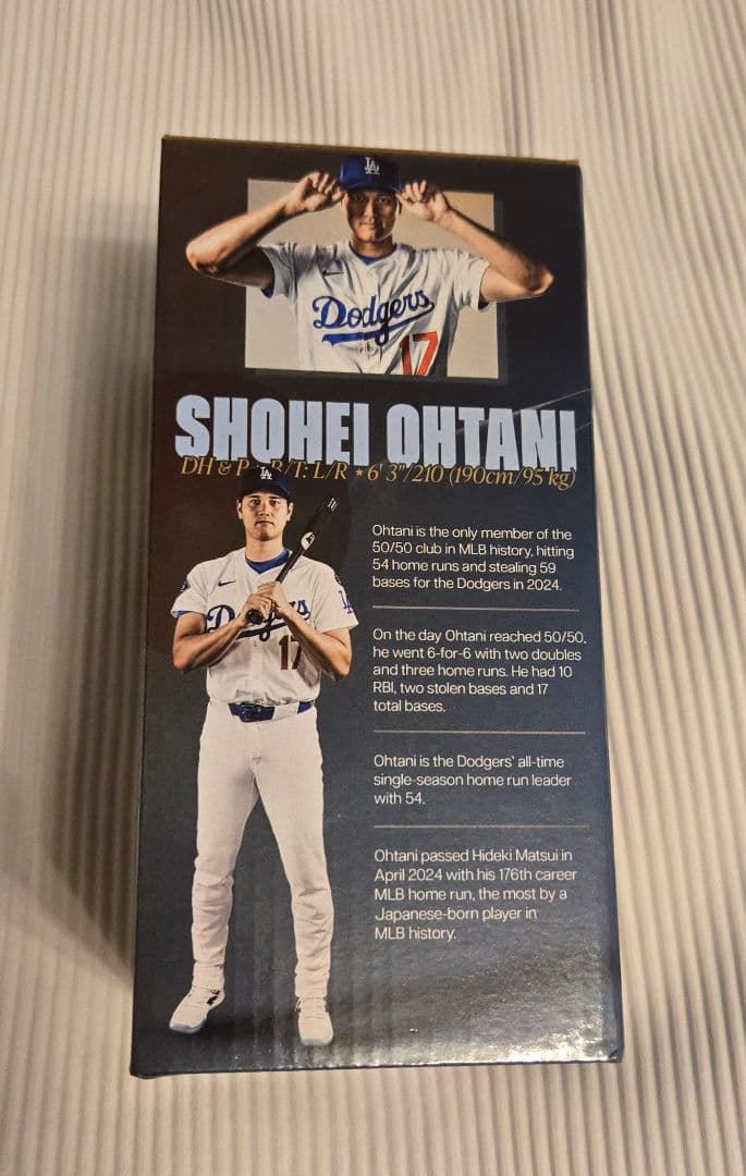 新品未開封！大谷翔平　50/50記念　ボブルヘッド