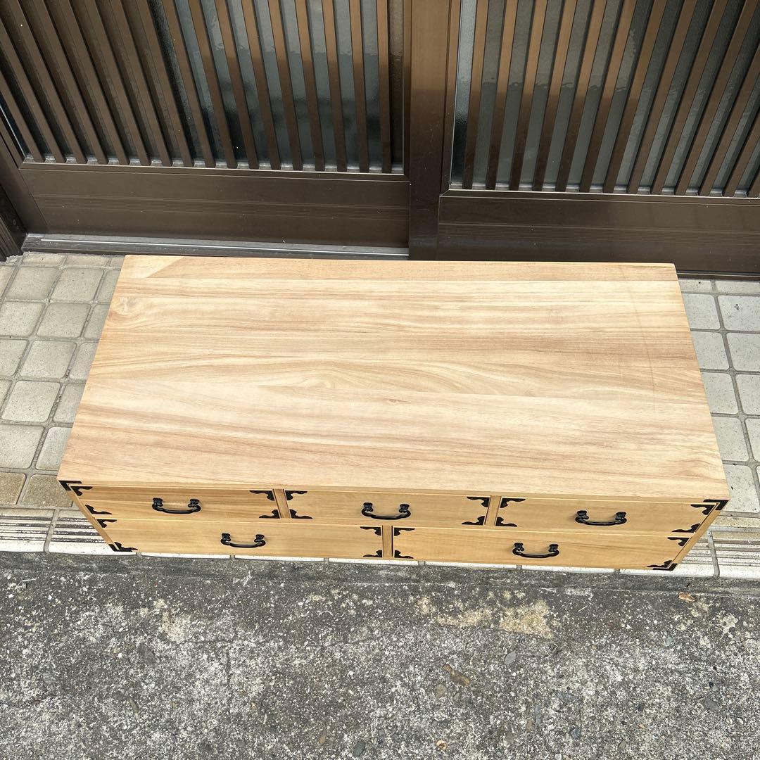 【レトロ】桐箪笥　天然木　③