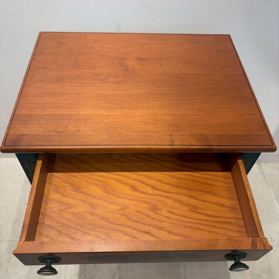 ヒッチコック　ブラックハーベスト　メープル　2段引き出し　コンソールテーブル