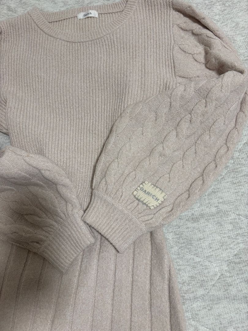 Darich ハートオープンニットワンピース