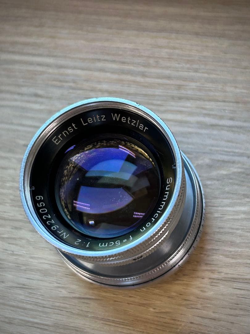トリウム　Summicron 5cm f/2 レンズ Lマウント　Leica