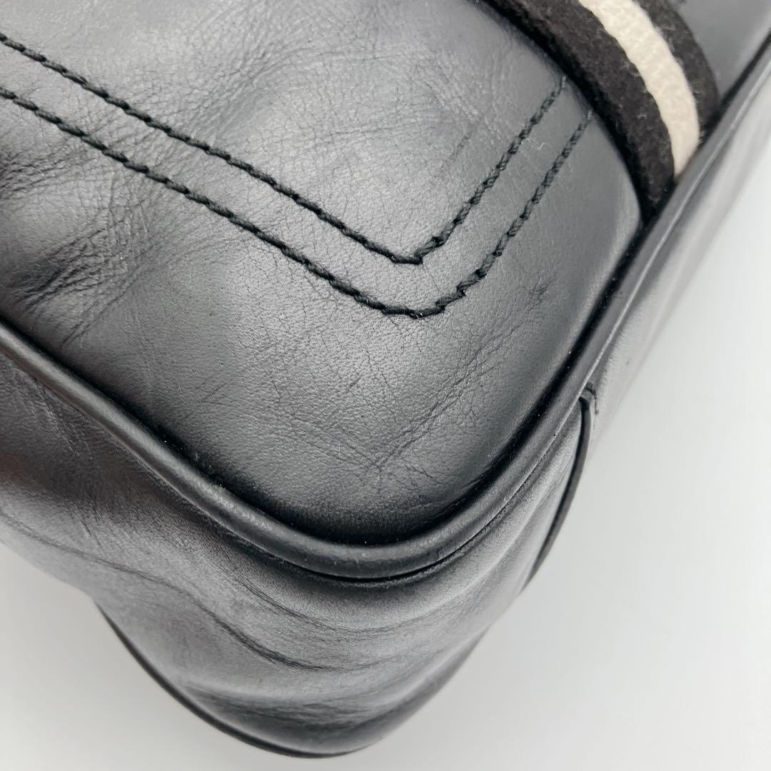 BALLY オールレザー ブリーフケース トレインスポッティング ブラック