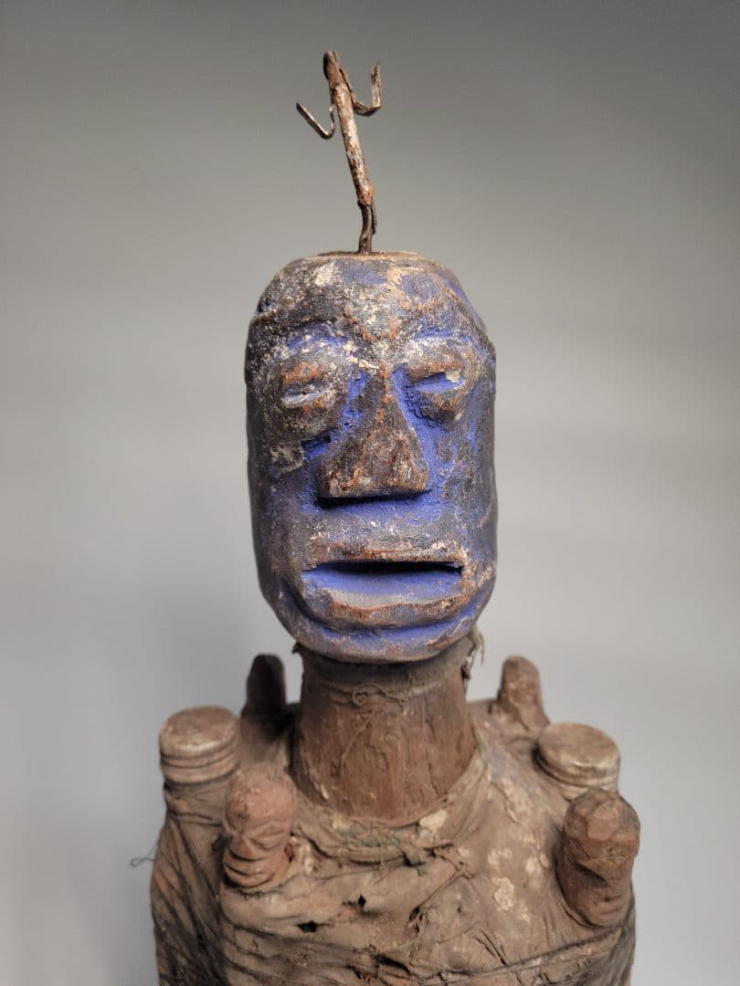 [ダキニ]アフリカ ヴードゥー 呪物 アフリカンアート 木彫り 彫刻