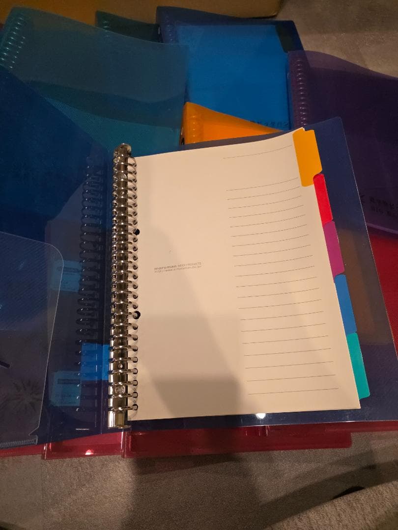 septcouleur　まとめ売り　22個 リングファイル バインダー B5