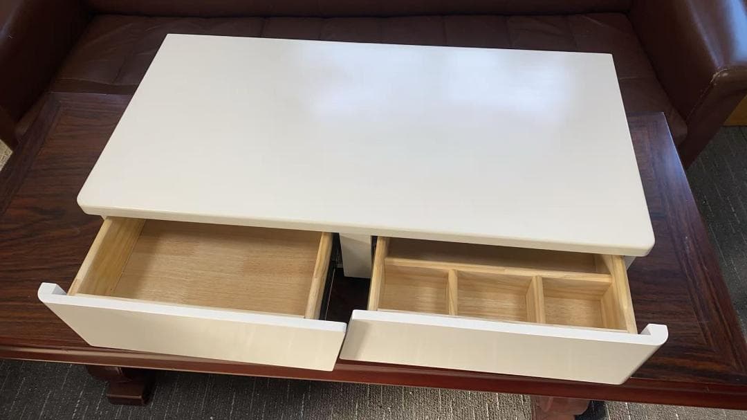 ホワイトドレッサー 訳あり品　写真をご確認 デスクのみ J106-80-01