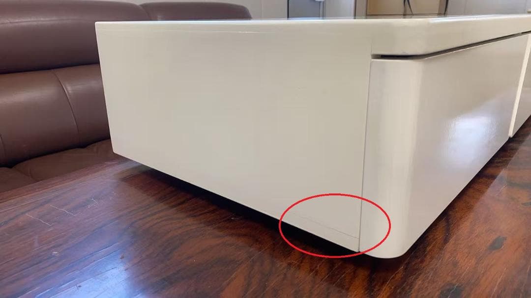 ホワイトドレッサー 訳あり品　写真をご確認 デスクのみ J106-80-01