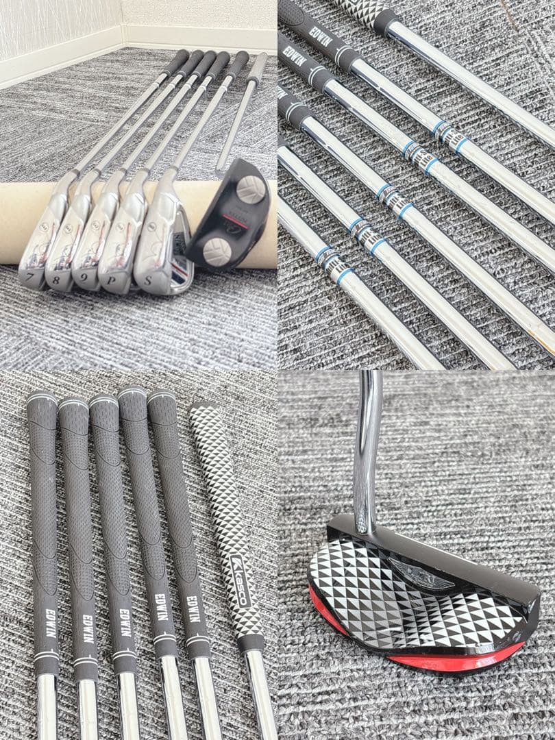 美品❗️超豪華❗kasco/EDWIN コラボ 初心者 優しい メンズゴルフセット