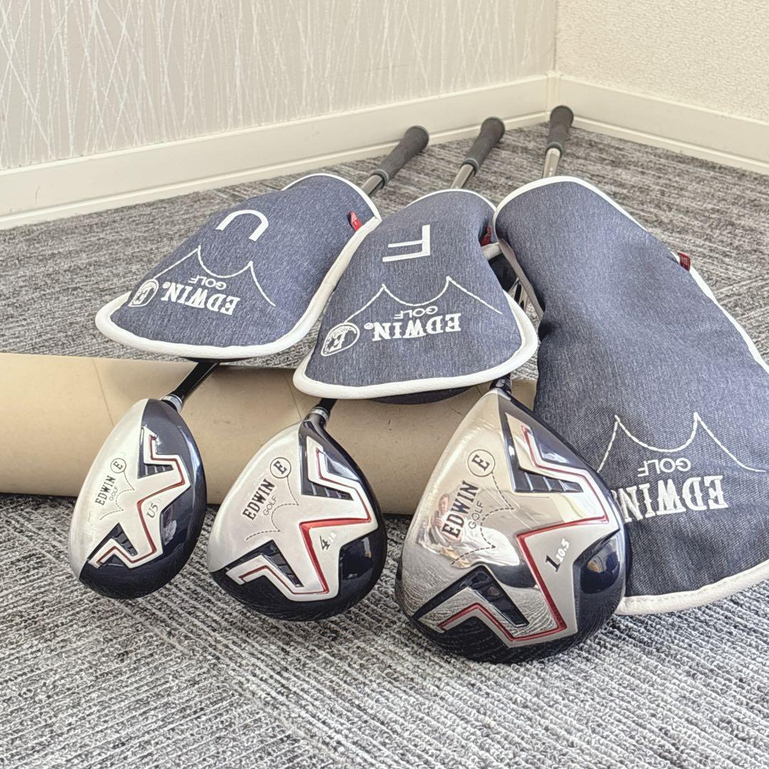 美品❗️超豪華❗kasco/EDWIN コラボ 初心者 優しい メンズゴルフセット