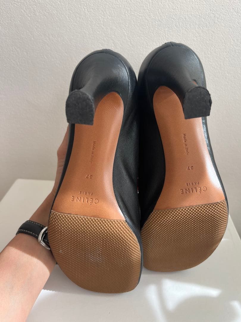 OLD CÉLINE ブラックアンクルブーツ　37 23.5 美品