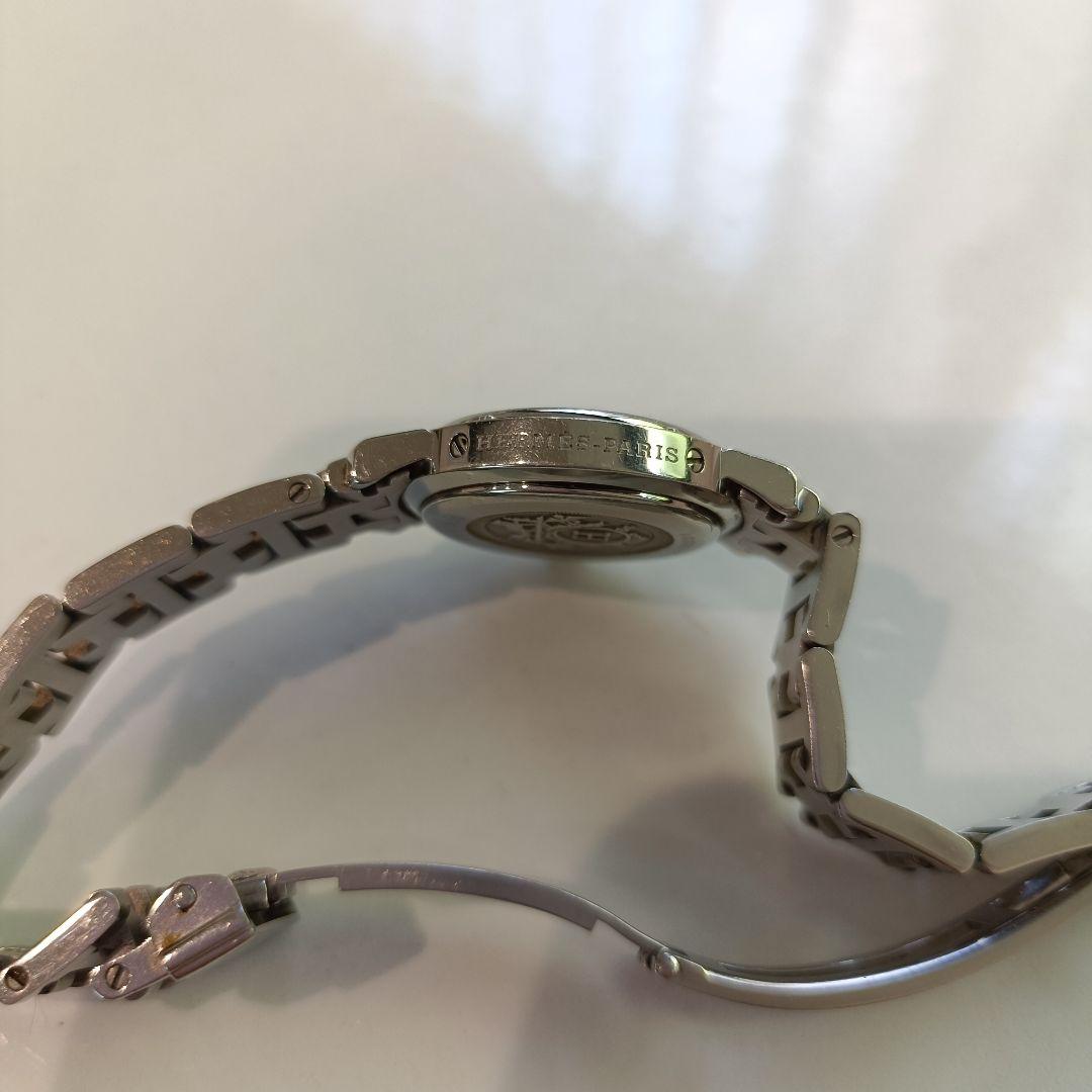 HERMES エルメス腕時計　クリッパー　ダークグレー