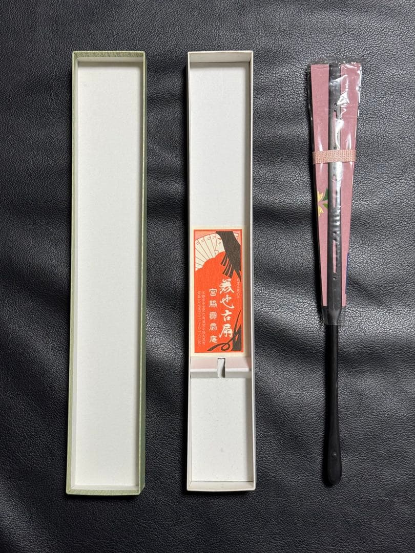 扇子　33.3cm 宮脇賣扇庵　桜　流水　飾り扇　飾舞扇　舞扇子　舞踊　着物