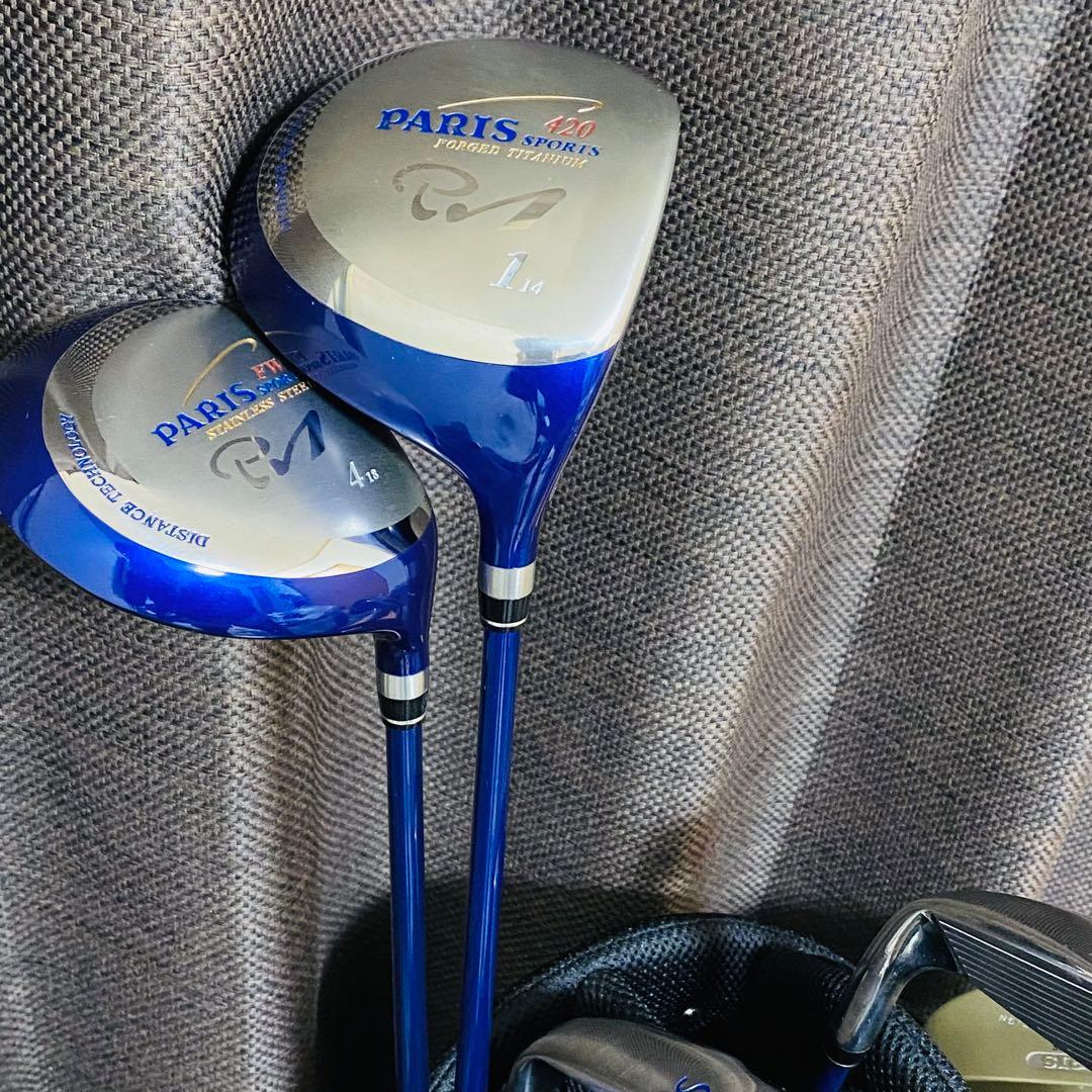 美品✨初心者向け レディース Paris バッグ付ゴルフクラブセット 右利き用