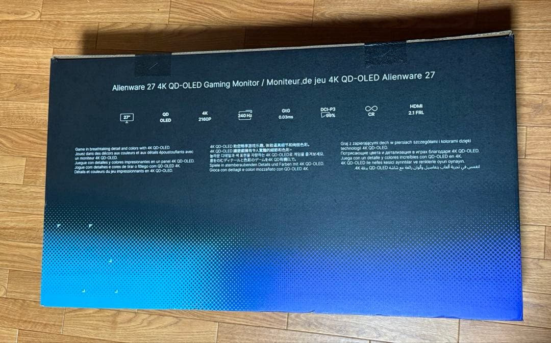 ディスプレイ・モニター本体 Alienware AW2725Q 4k QD-OLED 240hz