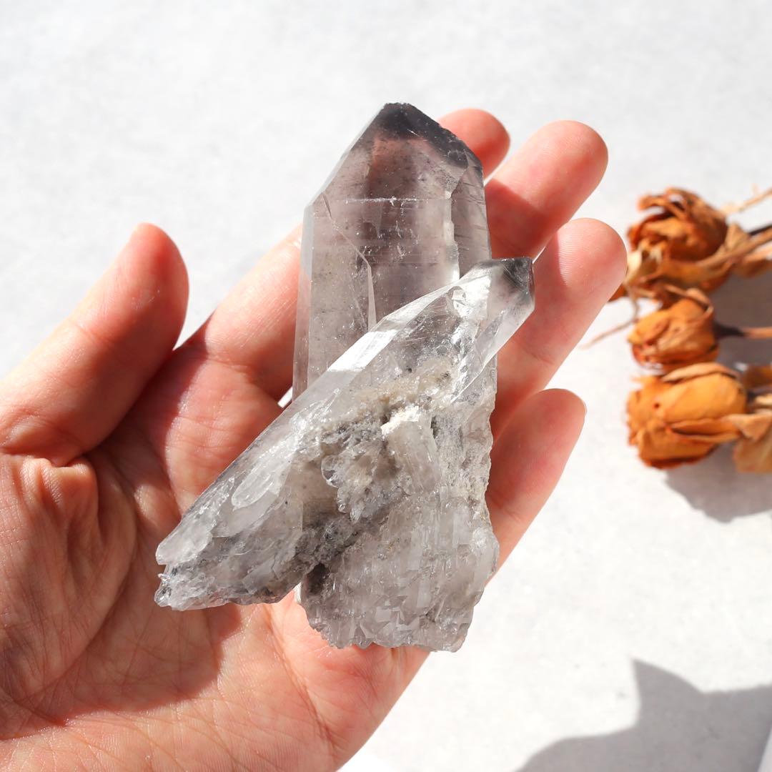 希少！ブラックファントムレムリアンシード 天然石 水晶 鉱物 一点物 クォーツ