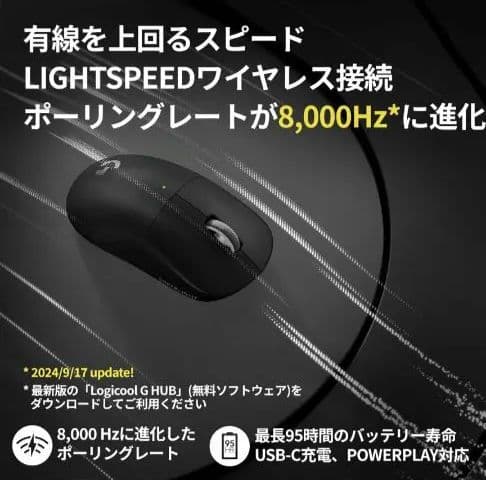 T*Y様 【美品】Logicool GPRO X SUPERLIGHT2 ゲーミ