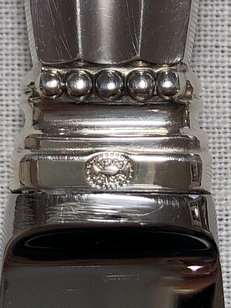 美品 ジョージジェンセン ACORN ディナーナイフ STERLING ④