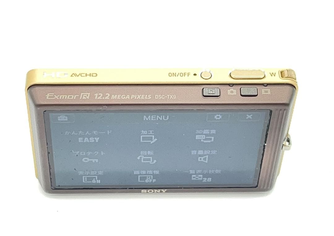 SONY Cyber-shot DSC-TX9 ゴールド コンデジ