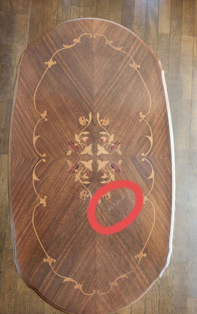 イタリア製　象嵌　センターテーブル　ローテーブル