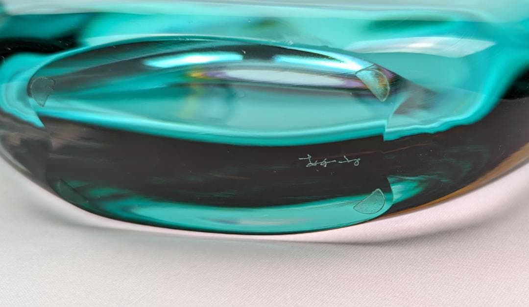 松浦あかね　ガラス花器