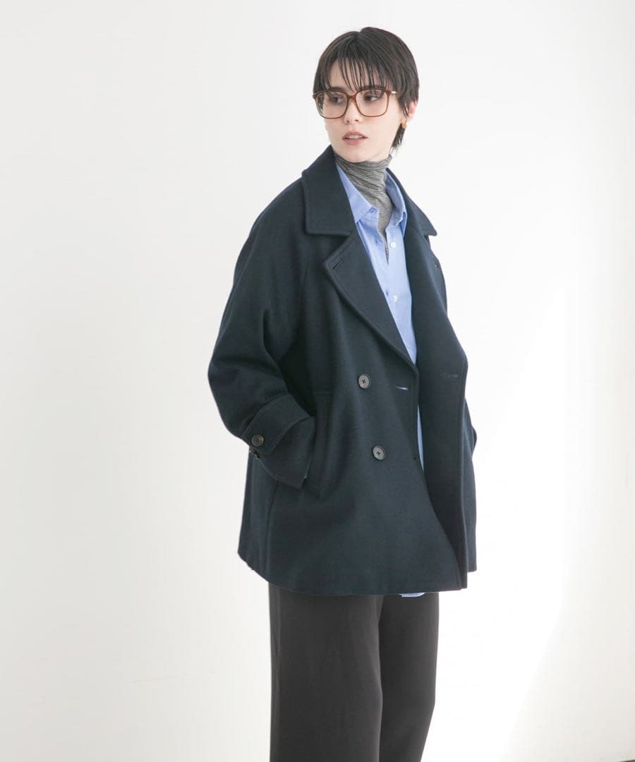 ★新品★URBAN RESEARCH＊スーパー100メルトンPコート2025AW