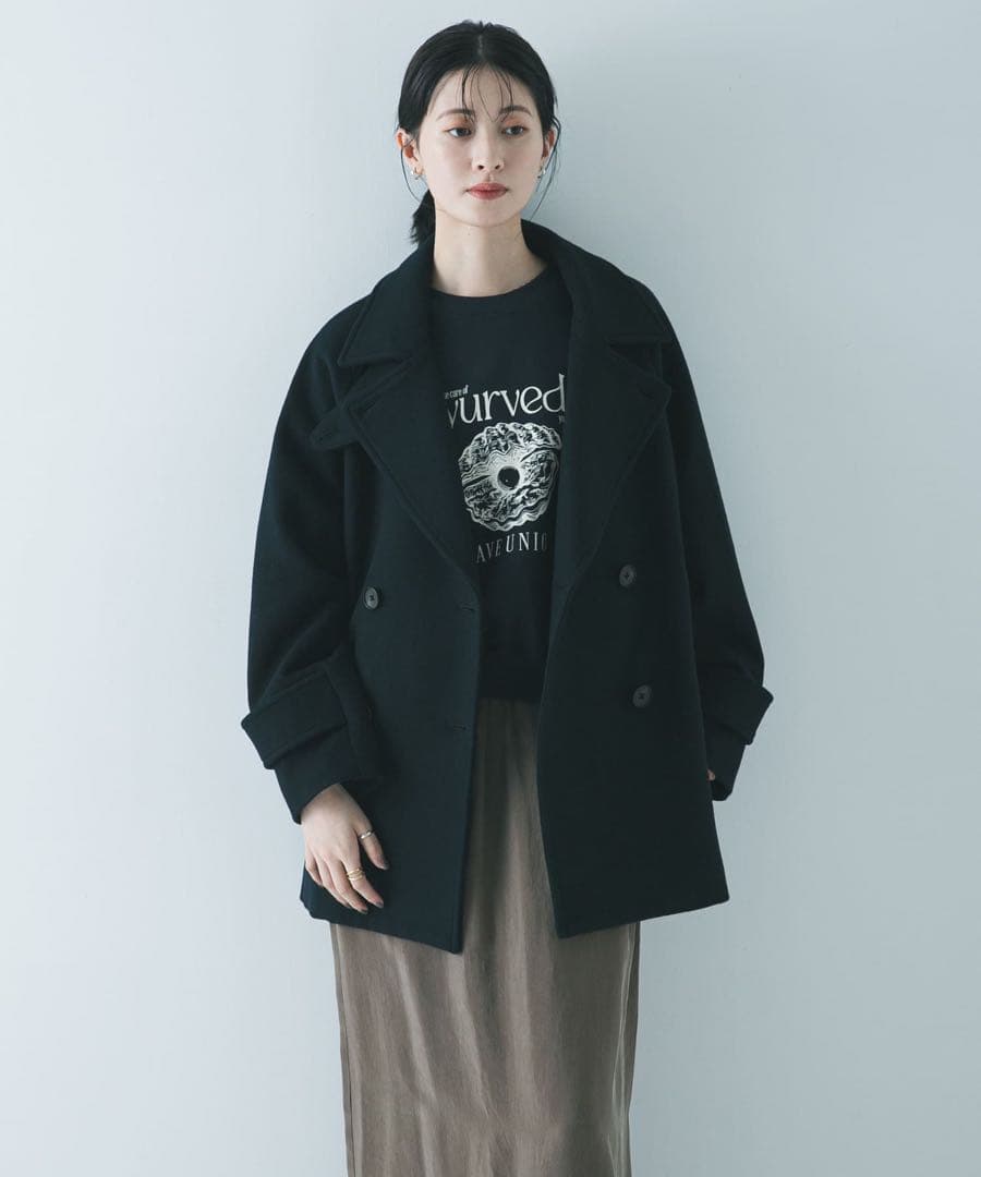 ★新品★URBAN RESEARCH＊スーパー100メルトンPコート2025AW