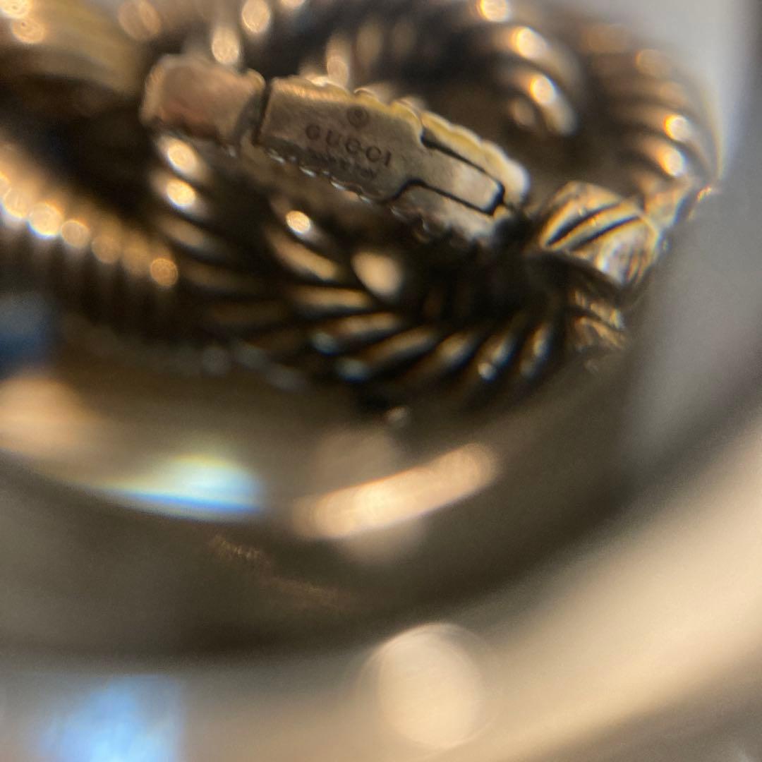 GUCCI グッチ　アラベスクインターロッキングＧ　ツイストブレスレット 925