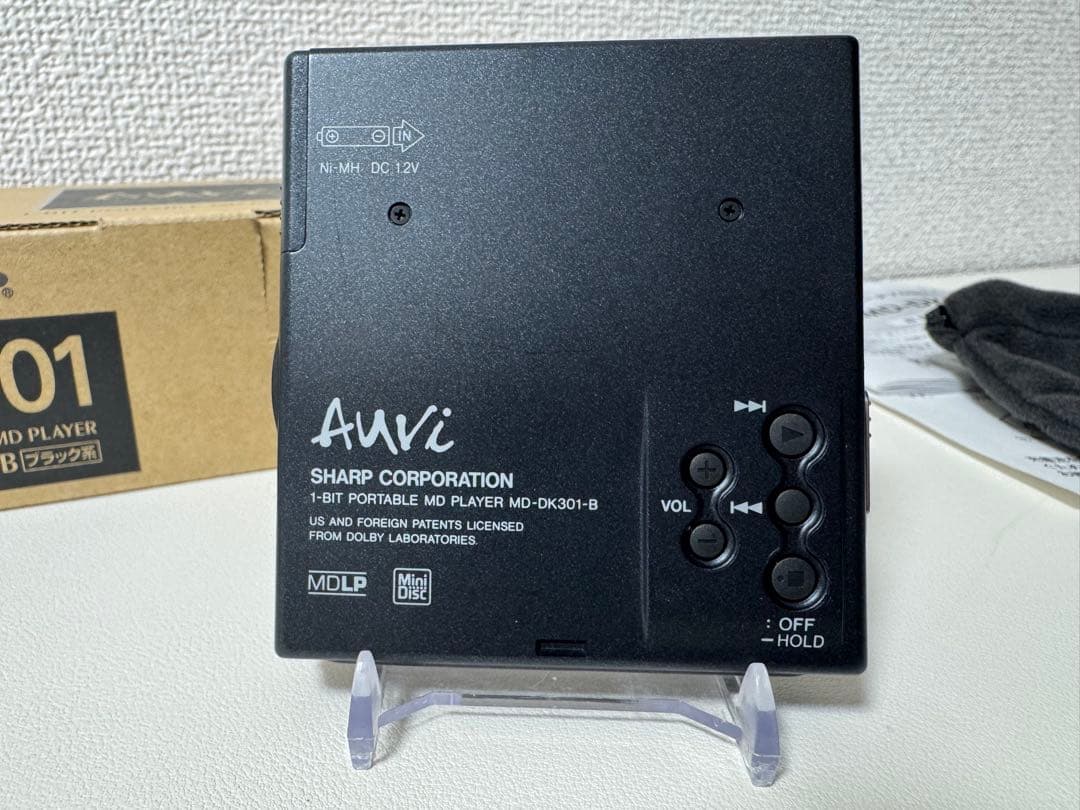 極美品　SHARP MD-DK301-B