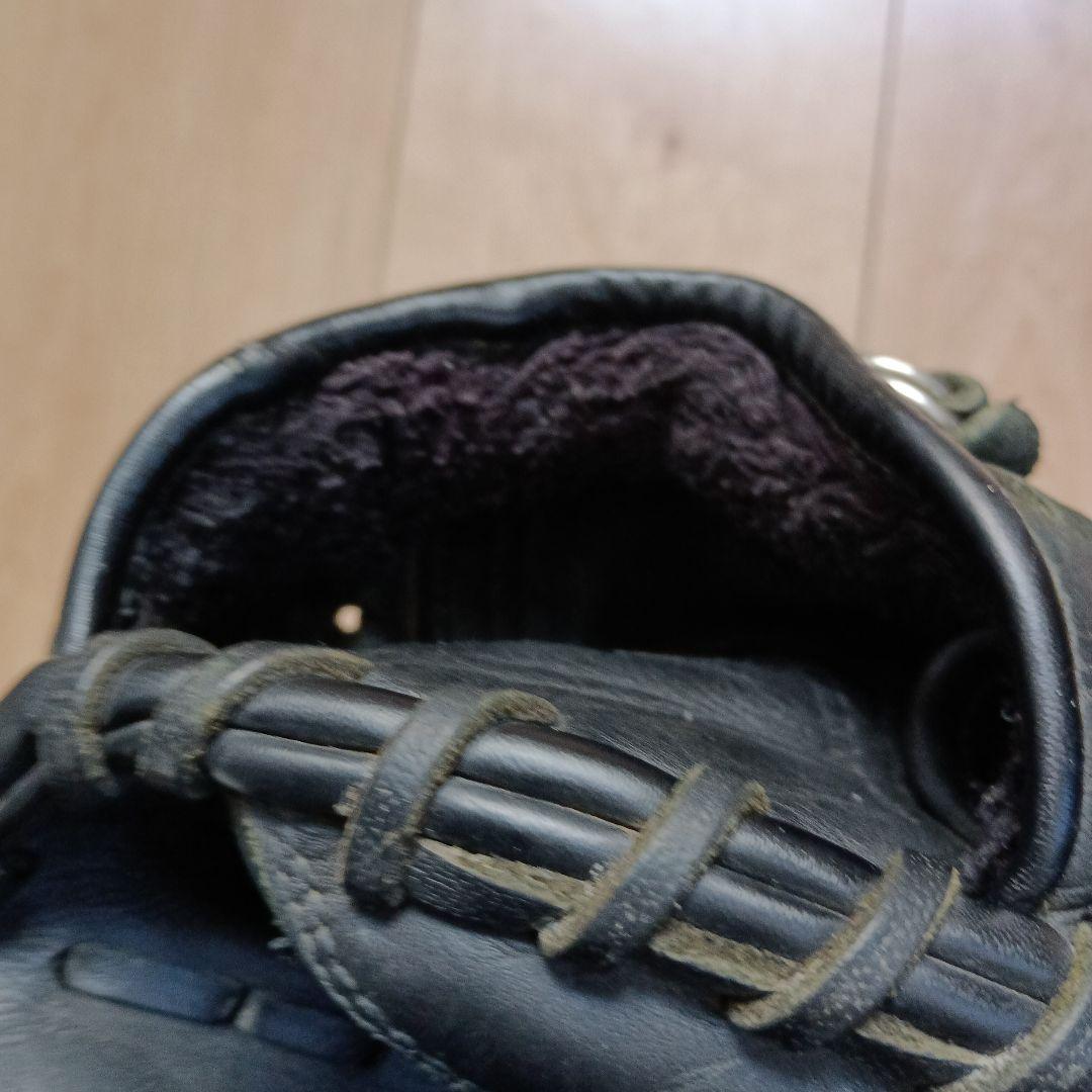 ZETT ゼット型抜群 即戦力 軟式 少年 キャッチャーミット　黒