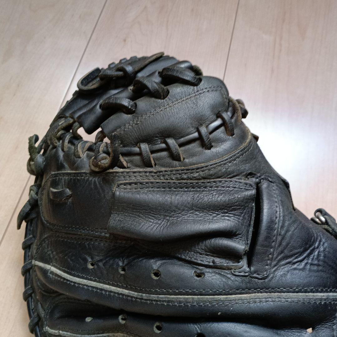 ZETT ゼット型抜群 即戦力 軟式 少年 キャッチャーミット　黒