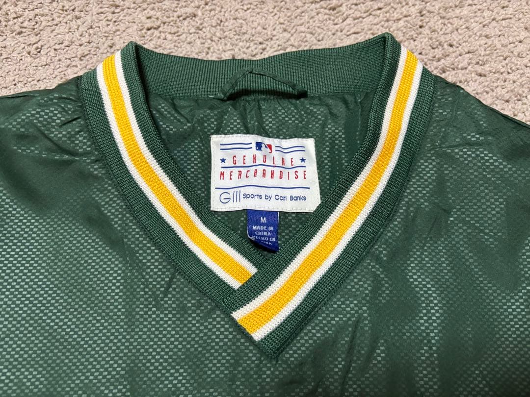 MLB オークランドアスレチックス G-III ナイロンジャケット