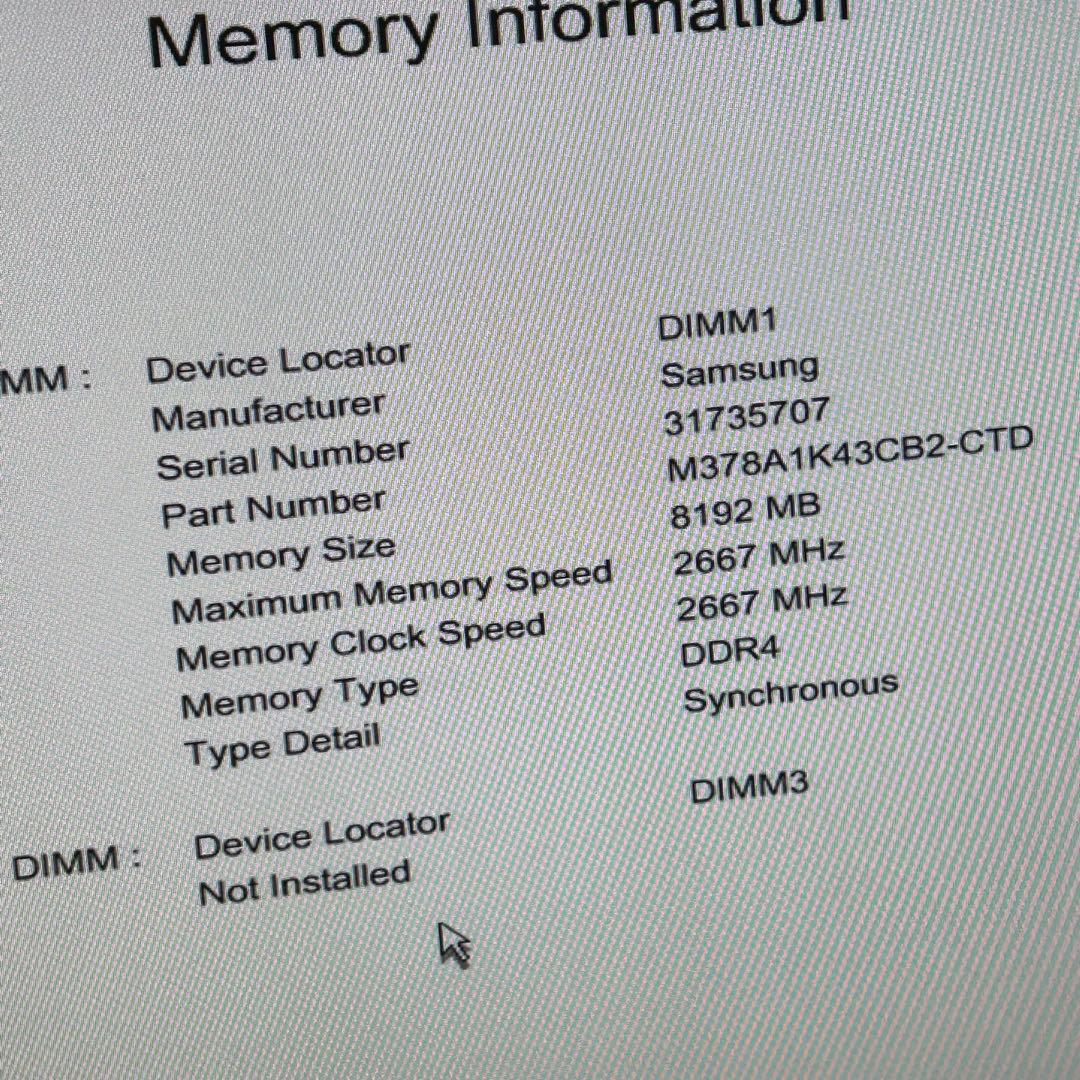 6080①HP Prodesk 400 G5 i5 8GB SSD 4点セット