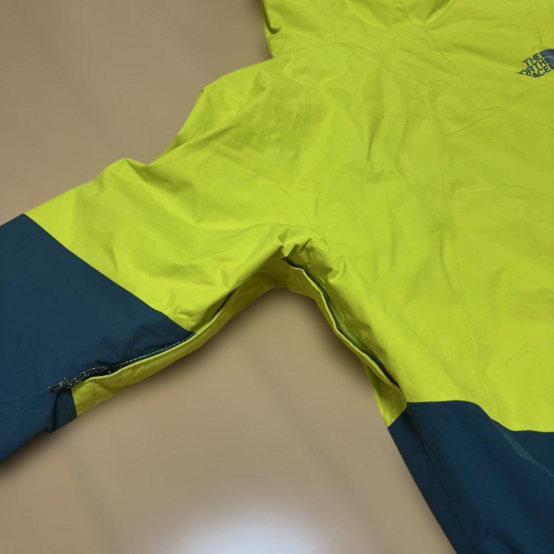 THE NORTH FACE フード付きジャケット M 蛍光イエロー/グリーン