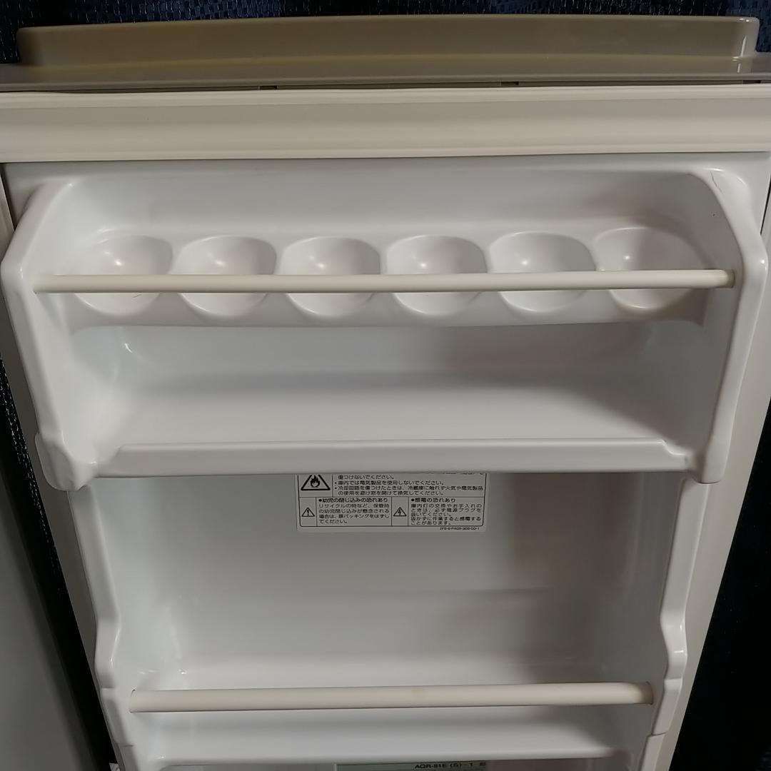 AQUA 冷蔵庫 ワンドア 小型 AQR-81E