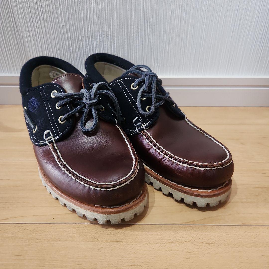 美品　3eye Timberland モカシン(9752B)26.0cm
