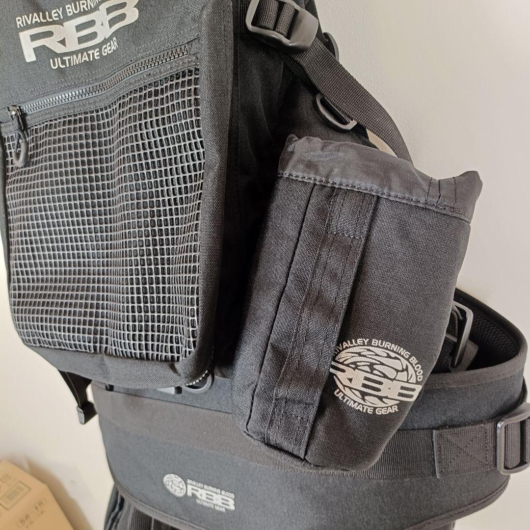 RBB リバレイ ゲームベスト ハイフロートモデル ブラック ポーチ2個付き美品