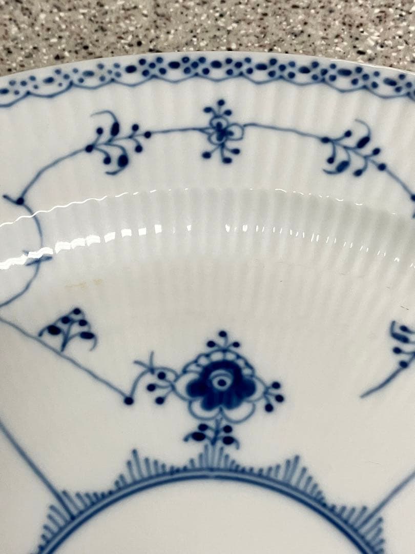 ロイヤルコペンハーゲン: 33cm、ブルーフルテッド、大皿、