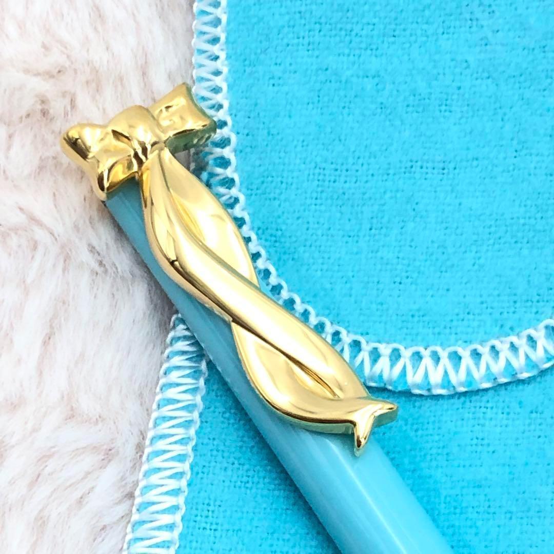 Tiffany & Co. ティファニー ボールペン ティファニーブルー リボン